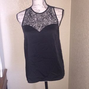 Sexy lace black tank